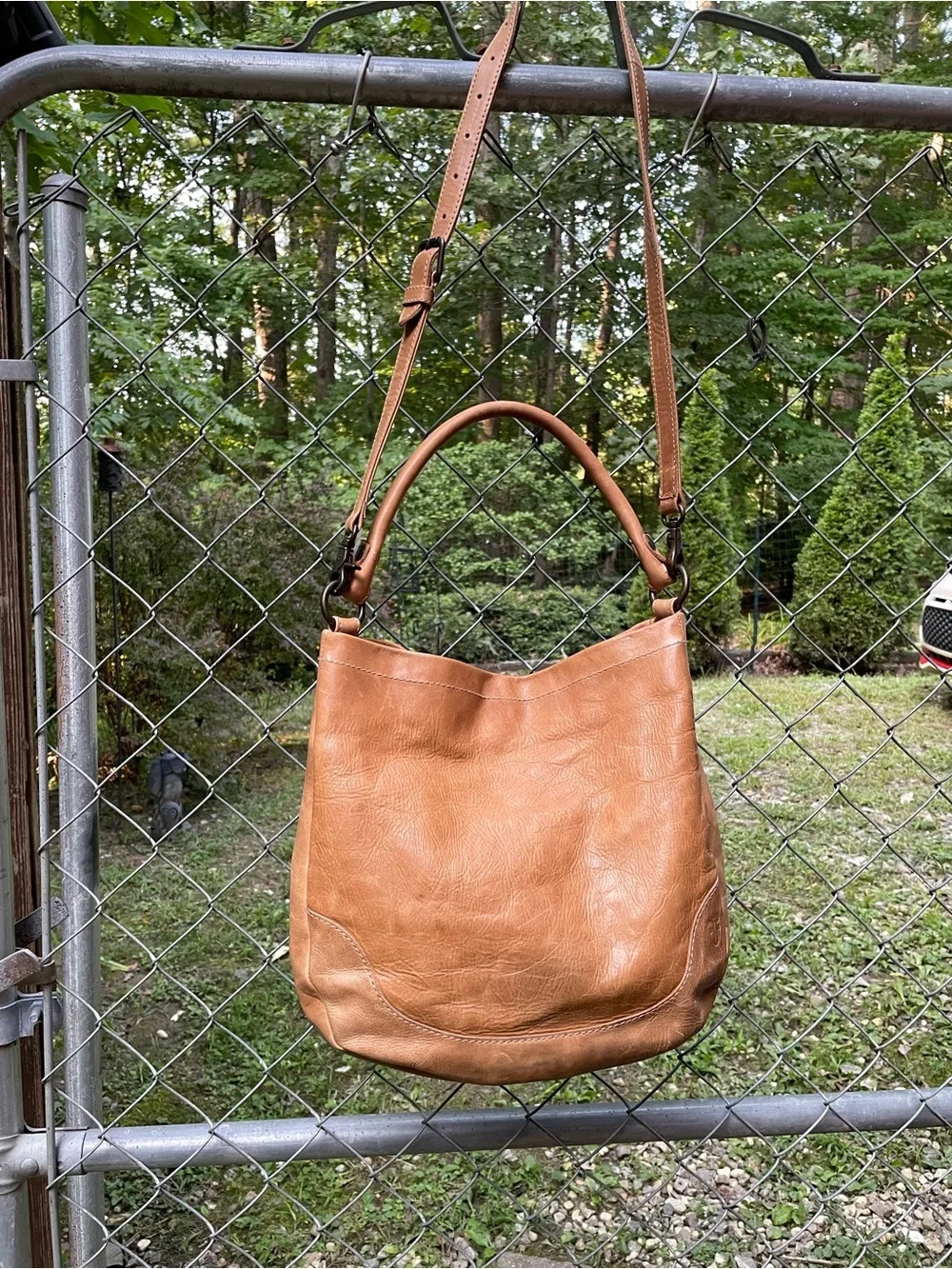 Frye Melissa Hobo Leather Bag
